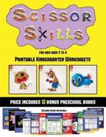 Printable Kindergarten Worksheets (Scissor Skills for Kids Aged 2 to 4)