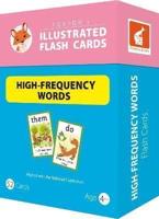 Illustrated High-Frequency Words Flash Cards for Reception, Year 1 and Year 2 - Perfect for Home Learning - With 100 Colourful Illustrations
