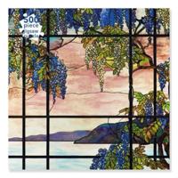 Adult Jigsaw Puzzle Tiffany Studios: View of Oyster Bay (500 Pieces)