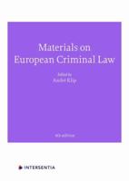 Materials on European Criminal Law