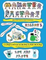 Arts and Crafts for 6 Year Olds (Cut and paste Monster Factory - Volume 3): This book comes with collection of downloadable PDF books that will help your child make an excellent start to his/her education. Books are designed to improve hand-eye coordinati