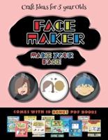 Craft Ideas for 5 year Olds (Face Maker - Cut and Paste): This book comes with a collection of downloadable PDF books that will help your child make an excellent start to his/her education. Books are designed to improve hand-eye coordination, develop fine