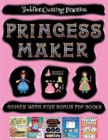 Toddler Cutting Practice (Princess Maker - Cut and Paste): This book comes with a collection of downloadable PDF books that will help your child make an excellent start to his/her education. Books are designed to improve hand-eye coordination, develop fin