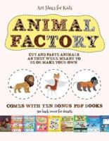 Art Ideas for Kids (Animal Factory - Cut and Paste)   : This book comes with a collection of downloadable PDF books that will help your child make an excellent start to his/her education. Books are designed to improve hand-eye coordination, develop fine a
