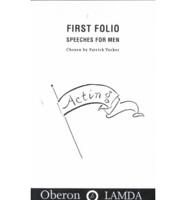 The First Folio Speeches for Men