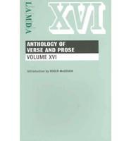 LAMDA Anthology of Verse and Prose. Vol. 16