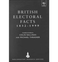 British Electoral Facts, 1832-1999