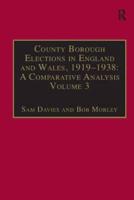 County Borough Elections in England and Wales, 1919-1938
