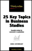 25 Key Topics in Business Studies