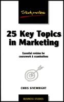 25 Key Topics in Marketing