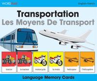 WordPlay Language Memory Cards-Transportation (English-French)
