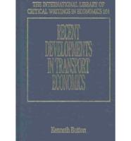 Recent Developments in Transport Economics