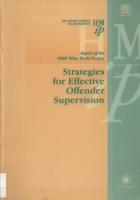 Strategies for Effective Offender Supervision