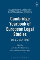 The Cambridge Yearbook of European Legal Studies. Vol. 5 2002-2003