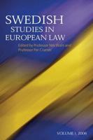 Swedish Studies in European Law: Volume 1, 2006