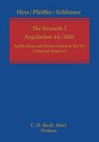 The Brussels 1 Regulation 44/2001