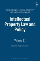 Intellectual Property Law and Policy. Volume 11