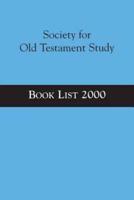 Society for Old Testament Study Book List 2000
