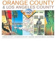 Rand McNally Orange County & Los Angeles County Popout Map