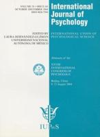 28th International Congress of Psychology Abstracts