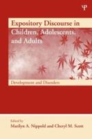 Expository Discourse in Children, Adolescents, and Adults