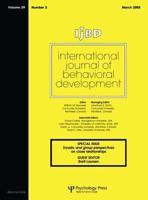 International Journal of Behavioral Development, Volume 29: Special Issue Dyadic and Group Perspectives on Close Relationships, Number 2