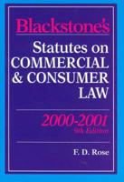 Blackstone's Statutes on Commercial and Consumer Law 2000/2001
