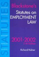Blackstone's Statutes on Employment Law, 2001/2001