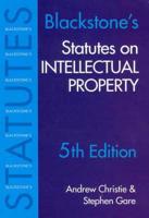 Blackstone's Statutes on Intellectual Property