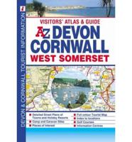 A-Z Visitors' Atlas and Guide of Devon, Cornwall and West Somerset