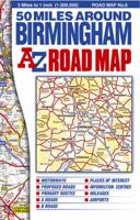 50 Miles Around Birmingham Road Map
