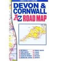 Devon and Cornwall Road Map