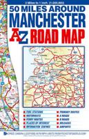 50 Miles Around Manchester Road Map