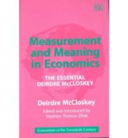 Measurement and Meaning in Economics