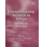 Entrepreneurship Research in Europe