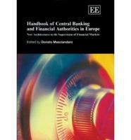 Handbook of Central Banking and Financial Authorities in Europe