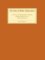 The Index of Middle English Prose Handlist VII
