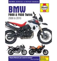 BMW F8000 (Inc F650) Twins Service & Repair Manual