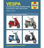 Vespa GTS/GTV, LV/LXV & S125, 250, 300 Service and Repair Manual