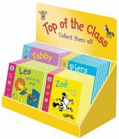 Top of the Class 32 Copy Counterpack. WITH "Ellie Elephant" (4 Copies) AND "George Giraffe" (4 Copies) AND "Kit Koala" (4 Copies) AND "Leo Lion" (4 Copies) AND "Piers Penguin" (4 Copies) AND "Roddy Rhino" (4 Copies) AND "Tabby Tiger" (4 Copies) AND "Zoe Zebra" (4 Copies)
