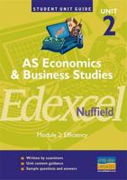 AS Economics & Business Studies. Unit 2. Efficiency