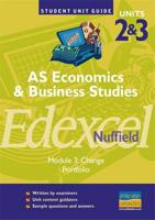 AS Economics & Business Studies. Units 2 & 3. Change Portfolio