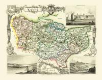 Thomas Moules Map of Kent 1837