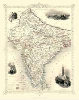 John Tallis Map of India 1851