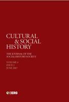 Cultural and Social History Volume 4 Issue 2