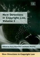 New Directions in Copyright Law