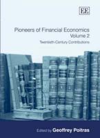 Pioneers of Financial Economics. Vol. 2 Twentieth-Century Contributions
