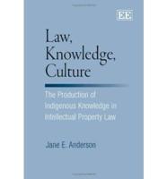 Law, Knowledge, Culture