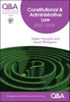 Constitutional & Administrative Law, 2007-2008