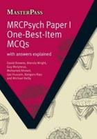 MRCPsych Paper 1 One-Best-Item MCQs